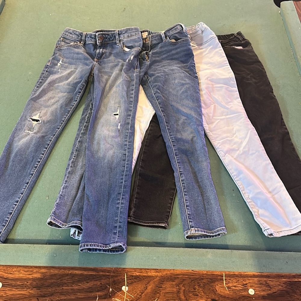 4 pairs girls denim jeans